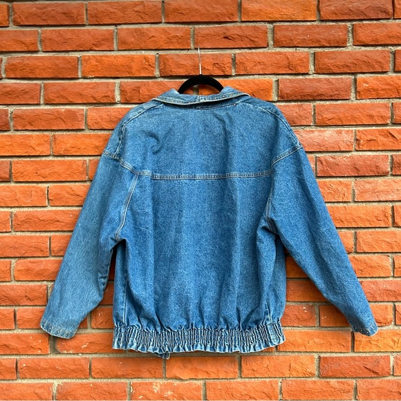 Denim safari patch blinged jacket - Picture 3 of 11